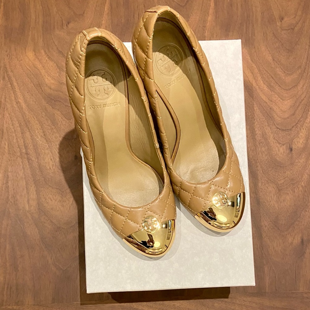 Tory Burch Kaitlin Quilted Leather Wedge